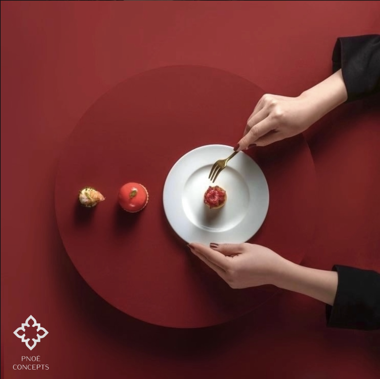 Minimal luxury dining visual